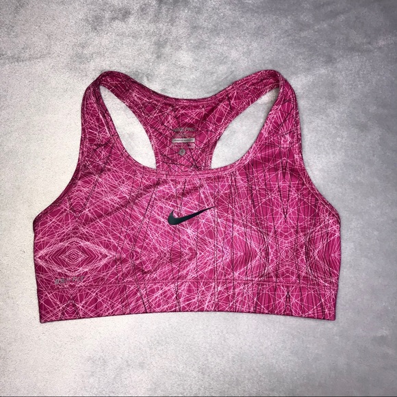 Nike Sport Bra Pink - Picture 1 of 3
